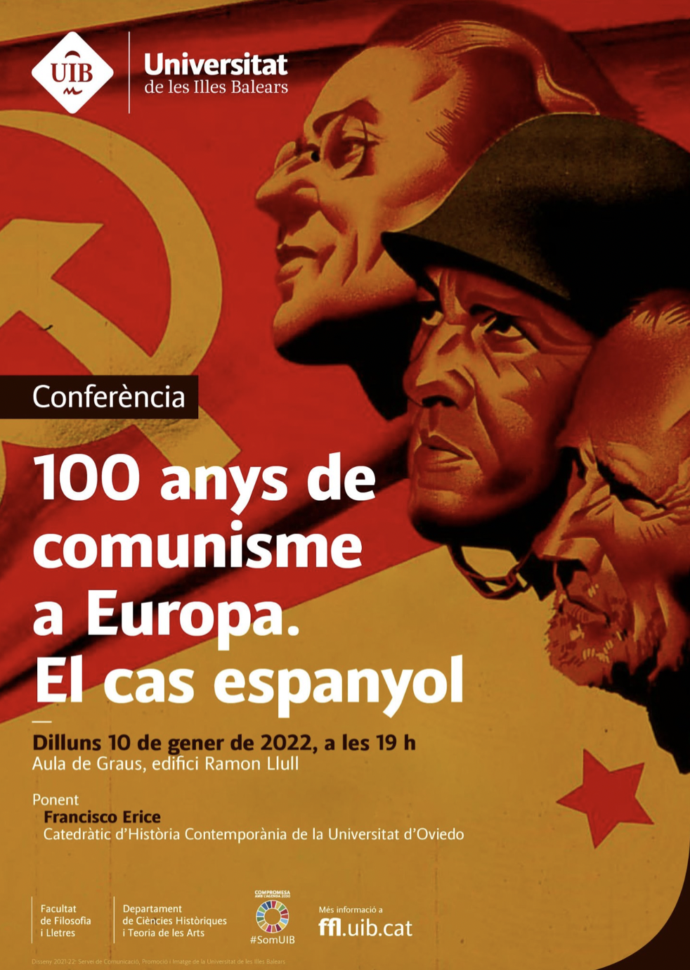 Conferència “100 anys de comunisme a Europa. El cas espanyol”.
